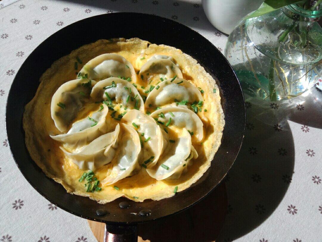 鸡蛋煎饺