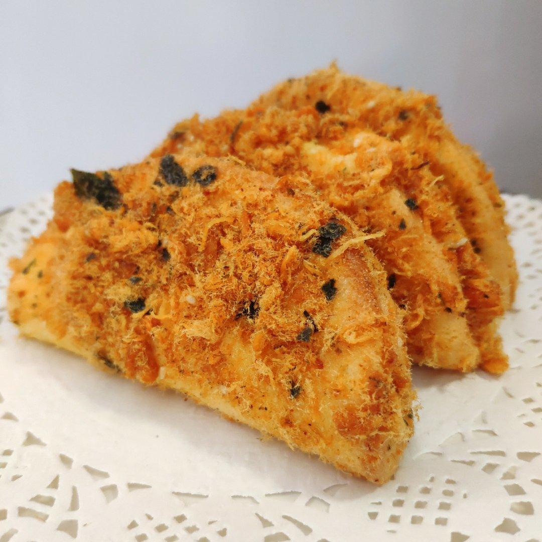 肉松小贝（柔软戚风蛋糕的制作方法+肉松小方）