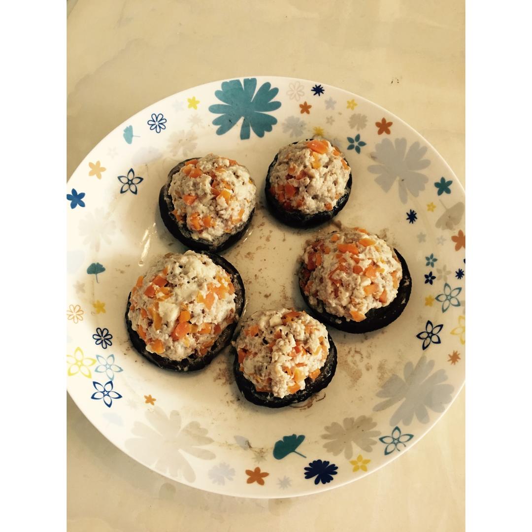 豆腐肉末酿香菇