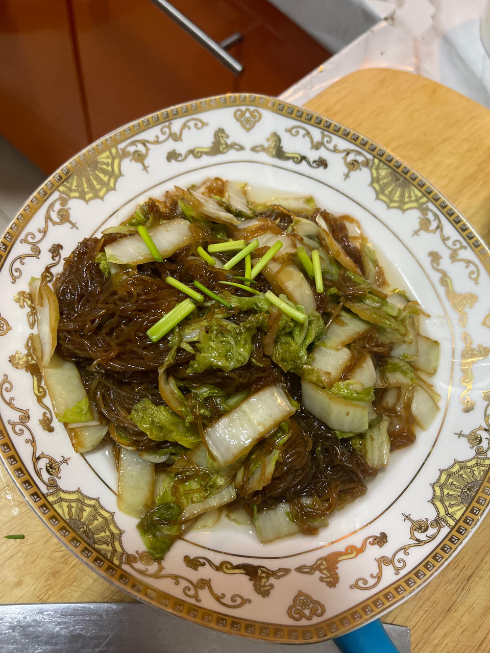 大白菜炒粉丝