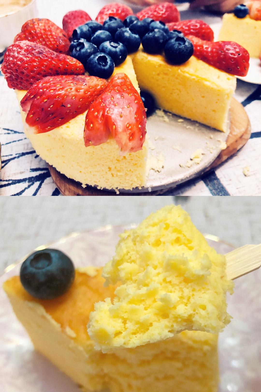 芝士蛋糕 简易水果装饰(消耗奶油奶酪,低糖版)的做法