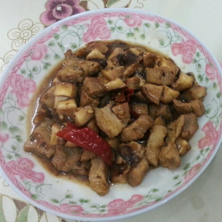 蚝油香菇丁 Shiitake mushroom in oyster sauce