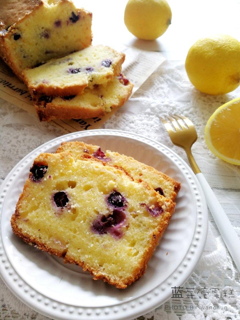 丰富的香气——柠檬蓝莓意式奶酪磅蛋糕