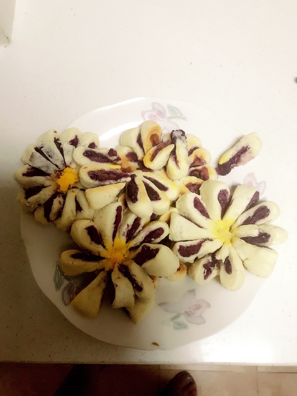 紫薯菊花酥