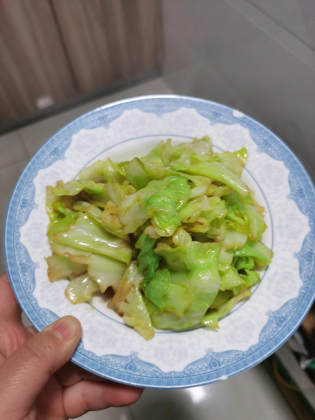 素炒圆白菜