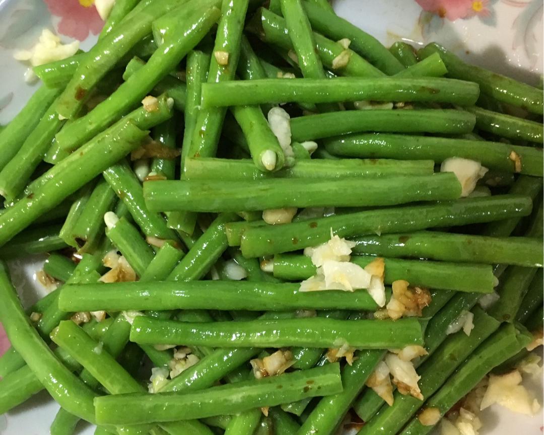 白灼长豆角的做法