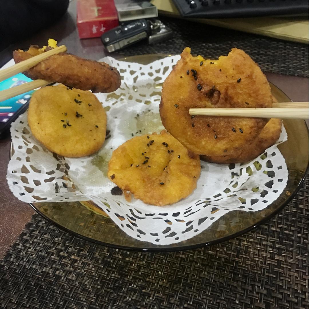 雪花南瓜饼