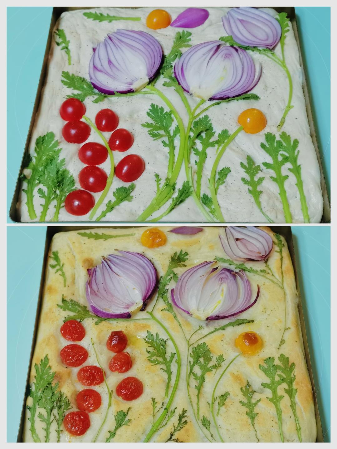 无糖免揉面佛卡夏面包Focaccia