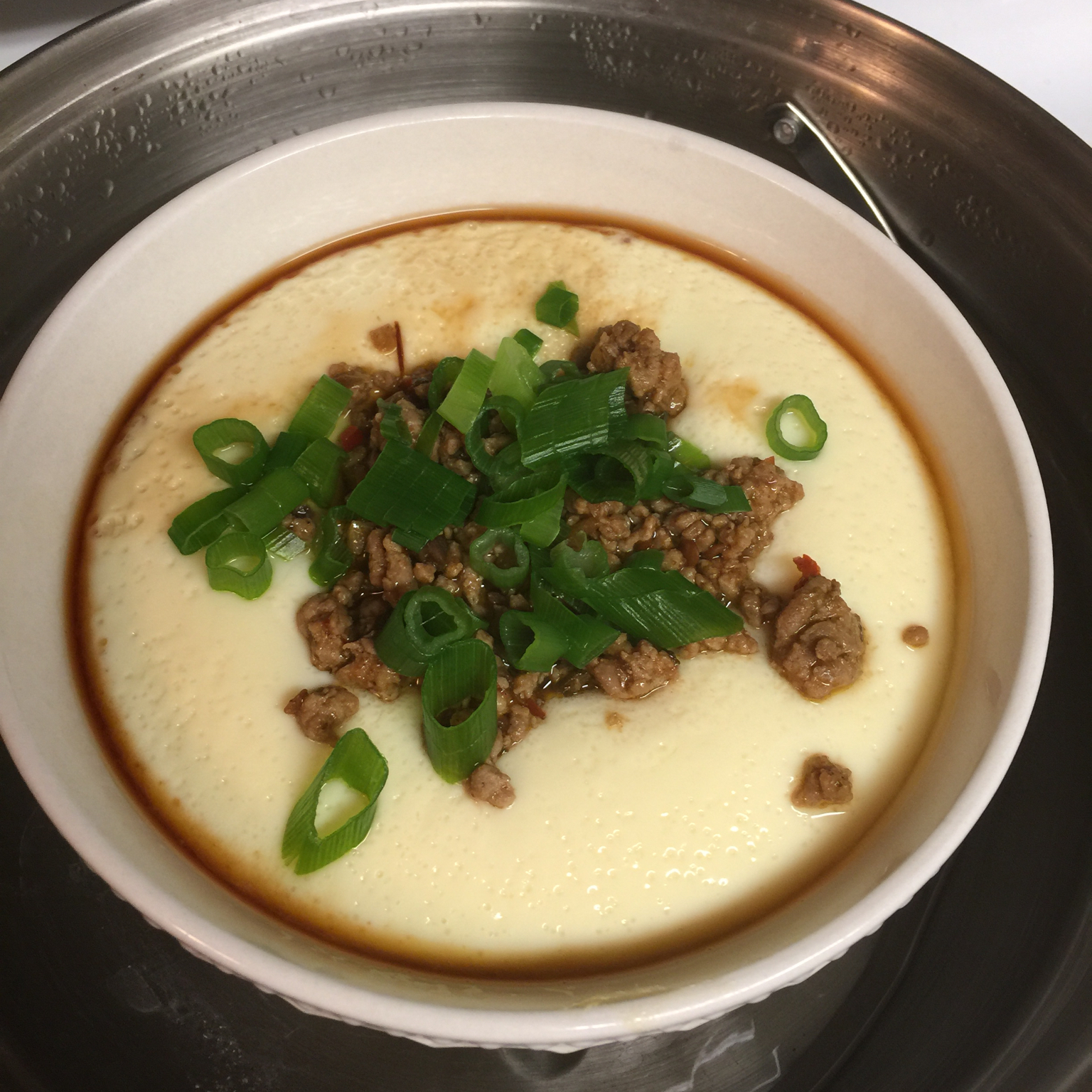 【肉沫蒸蛋】——完美滑嫩蒸蛋攻略