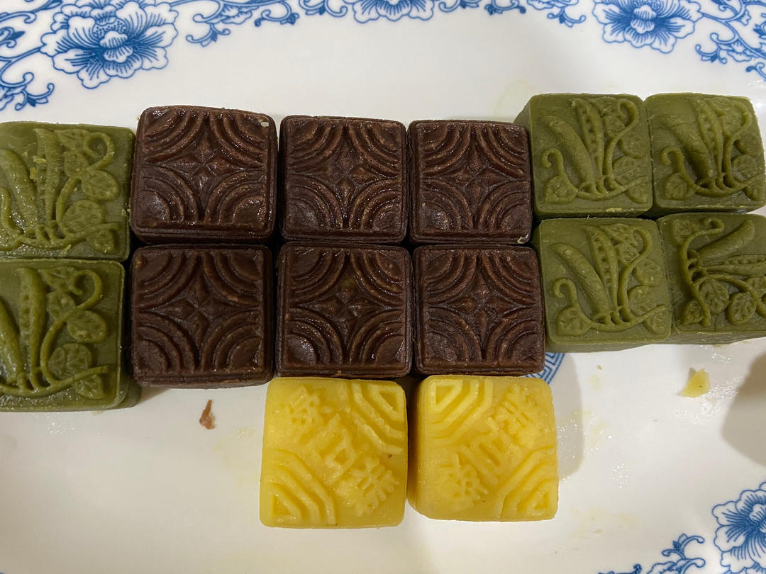 省时简易绿豆糕-免泡豆免过筛