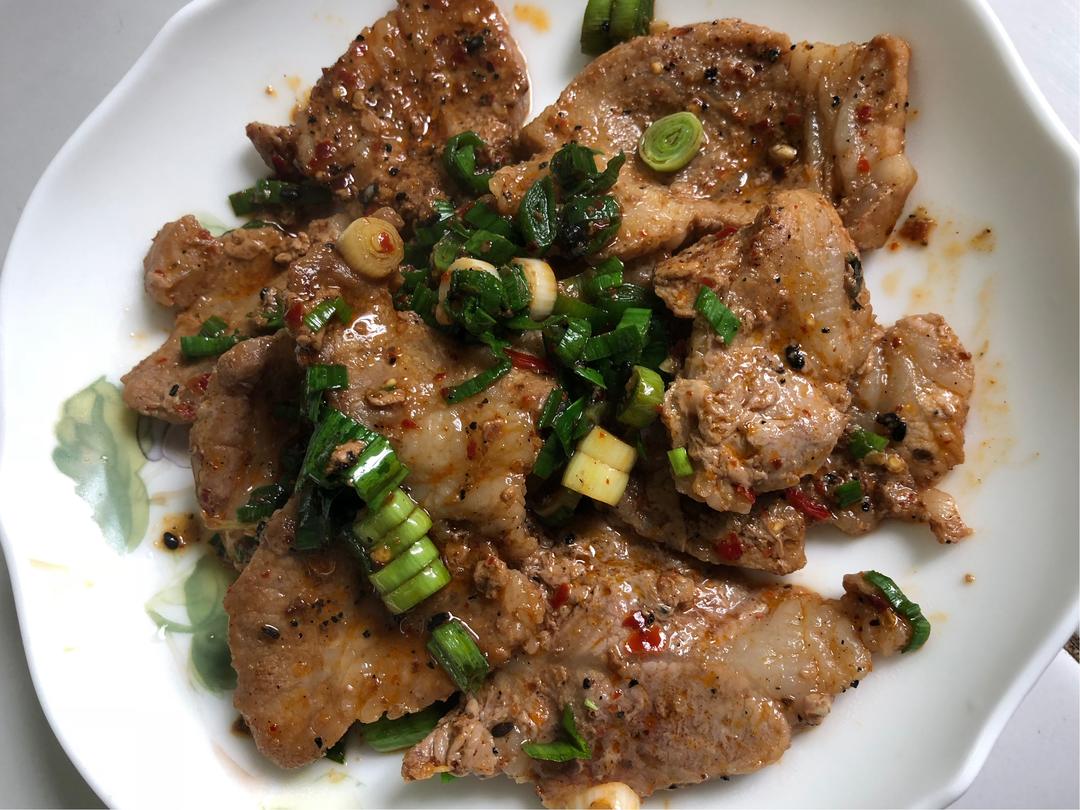 小煎梅花肉的做法