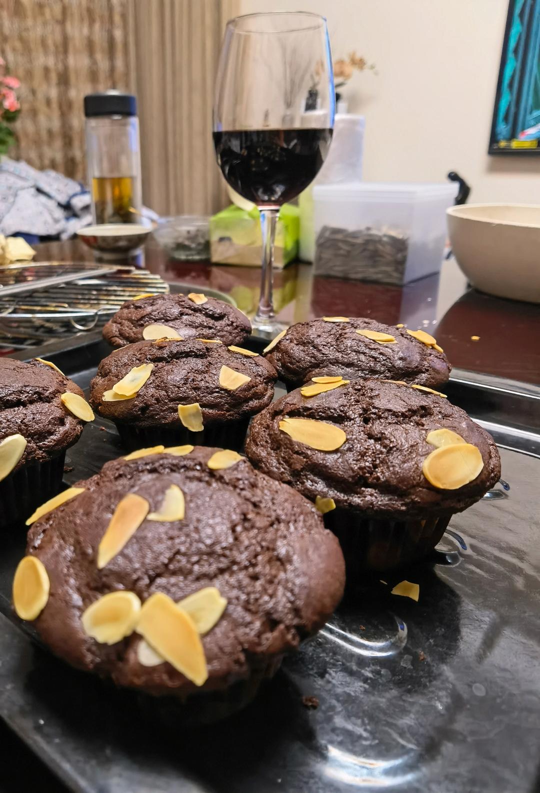 在家做巧克力蘑菇头麦芬蛋糕🍫