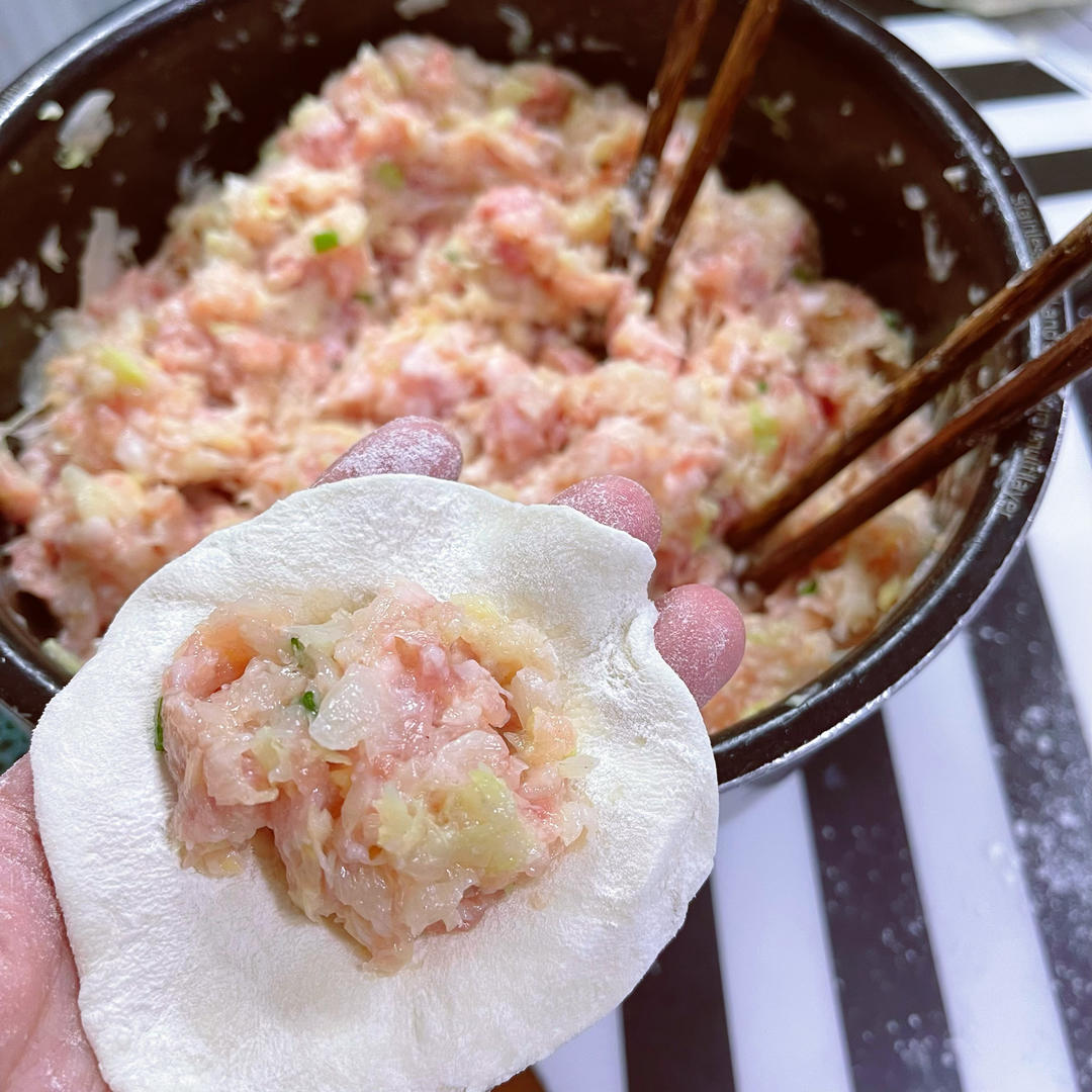 大白菜猪肉水饺🥟的做法 步骤5