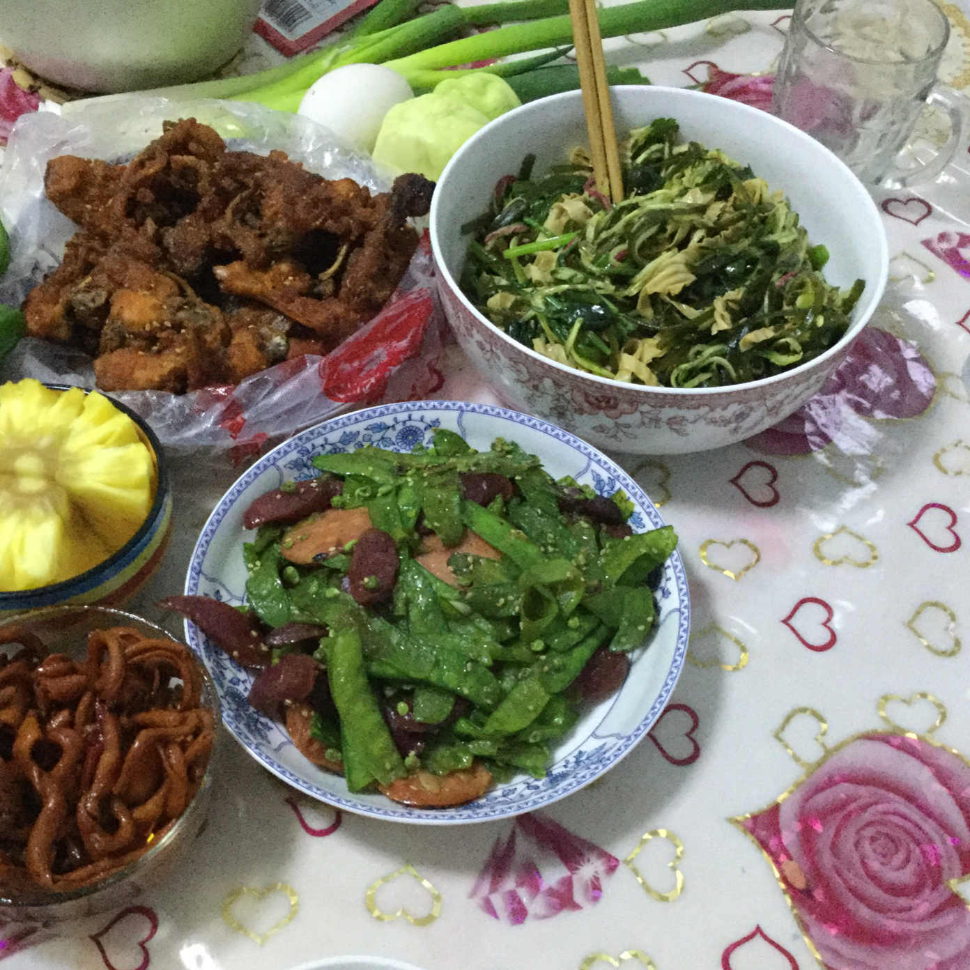 荷兰豆炒肉