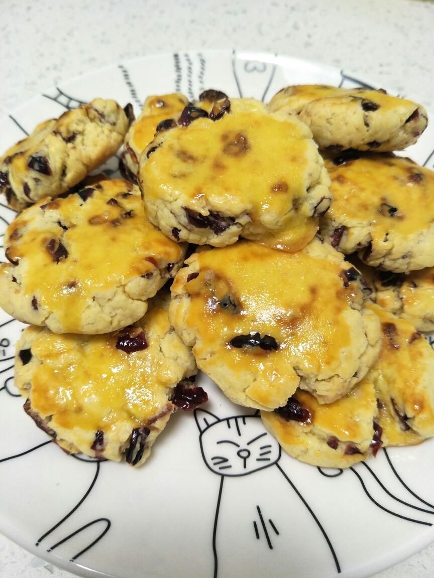 简单的蔓越莓奶酥