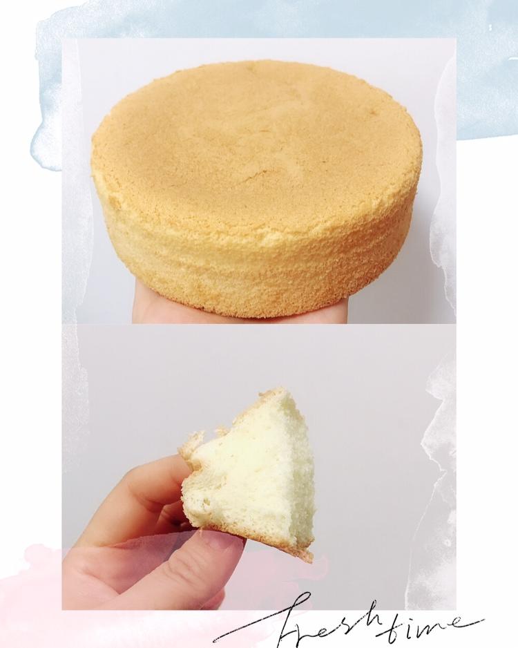 超简单完美戚风蛋糕（6寸2蛋）附打发、翻拌、脱模视频