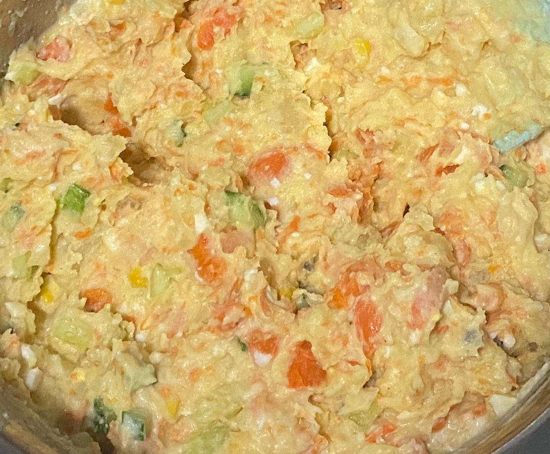 日式土豆泥沙拉（简单易学、健身代餐）