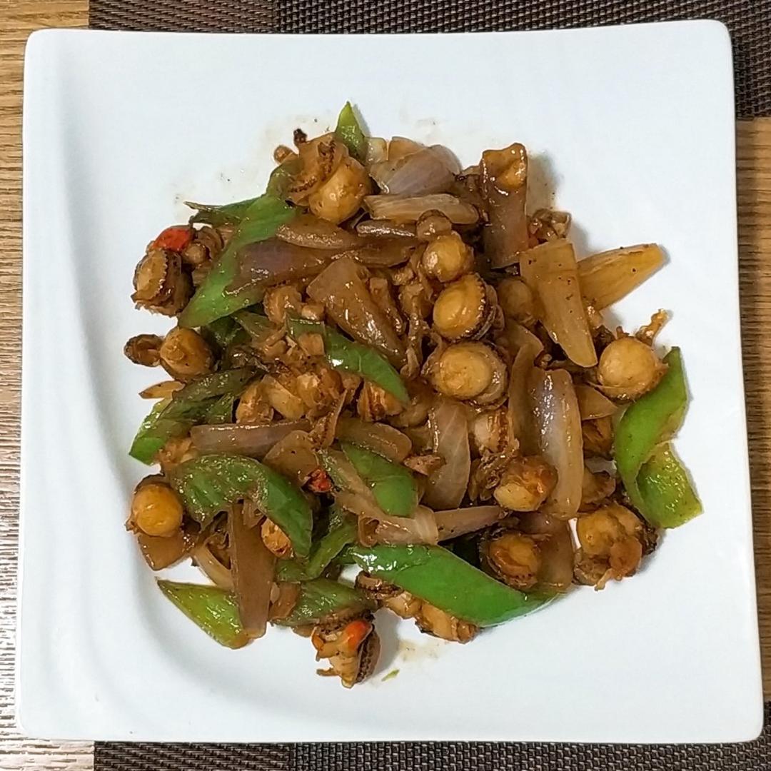 家常小炒扇贝肉
