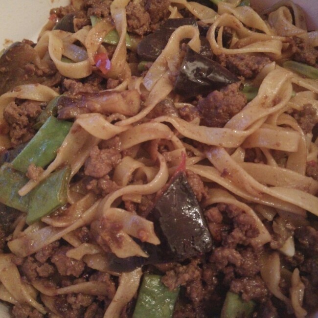 茄子焖面