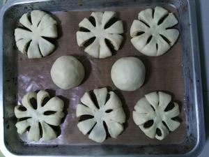 花瓣豆沙面包的做法 步骤6