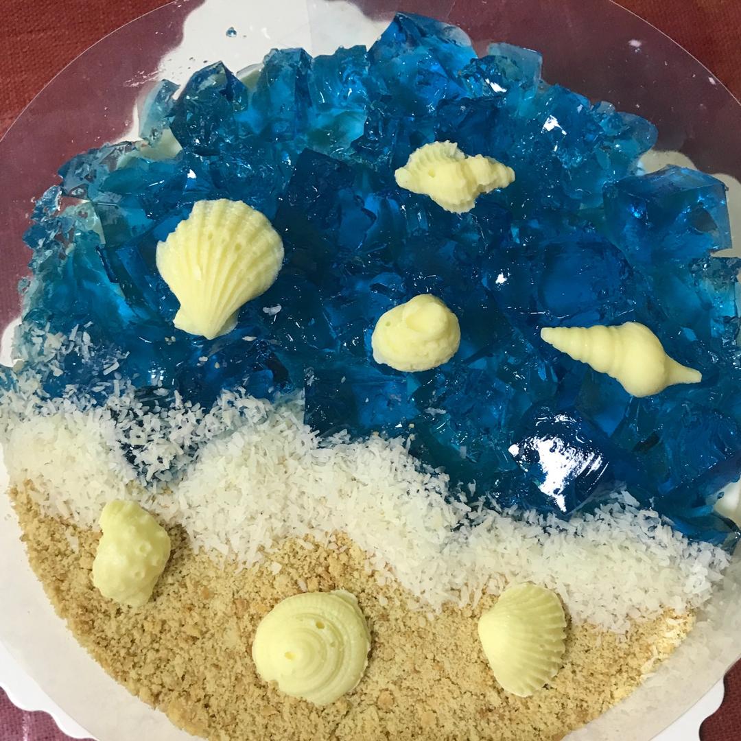 海洋酸奶慕斯蛋糕