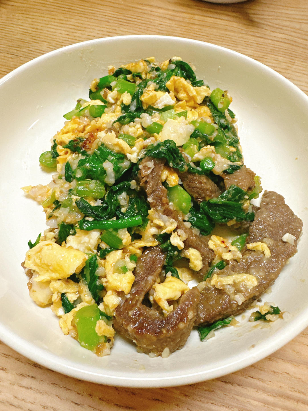 牛肉菜心粒炒饭
