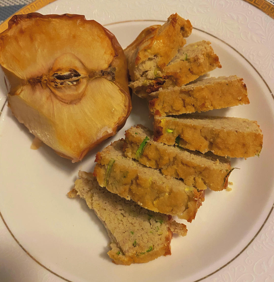 西葫芦“奶酪”快手面包丨健康·烘焙