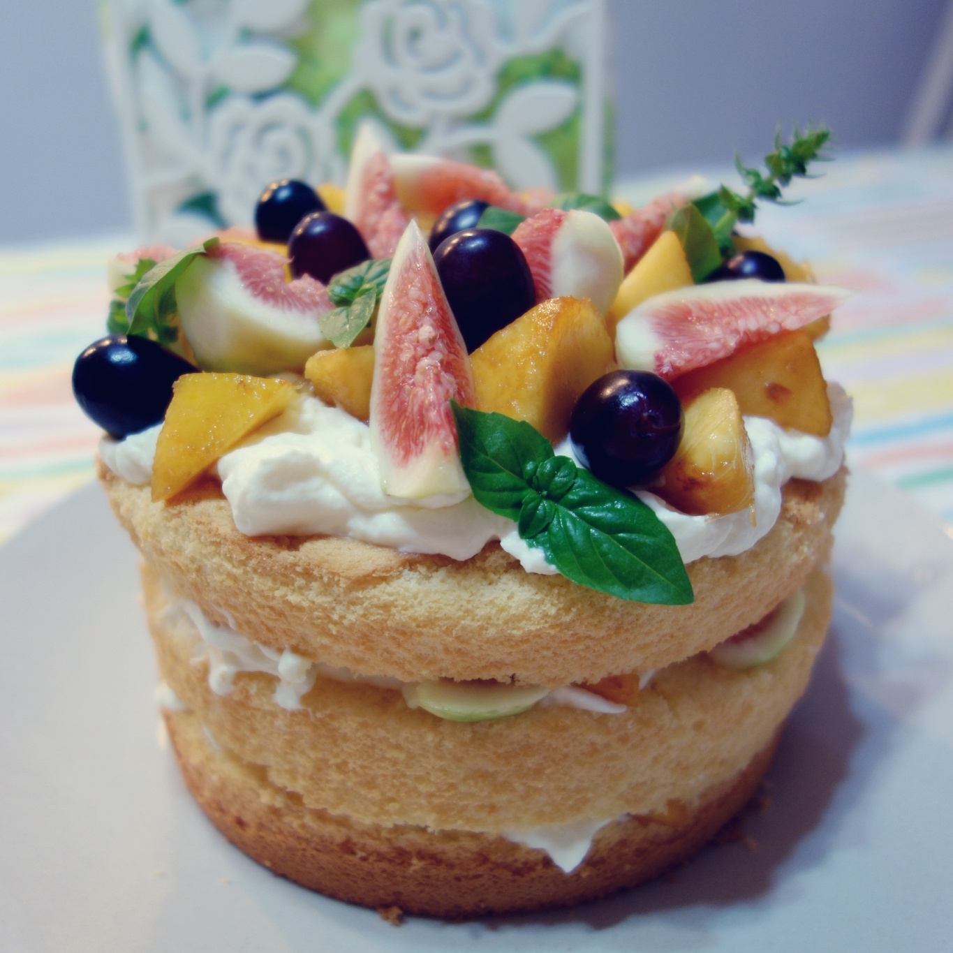 凉秋鲜奶油蛋糕