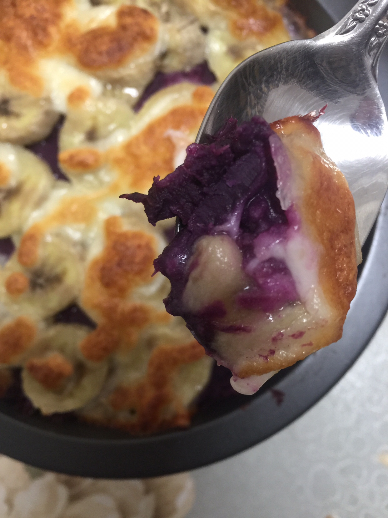 芝士焗紫薯（超简单减脂早餐）