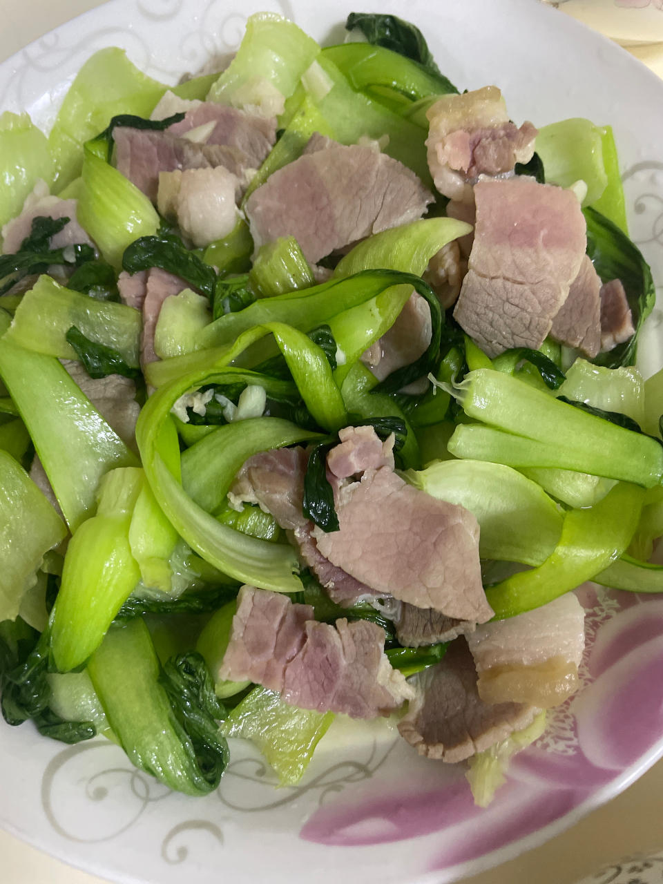 青菜炒咸肉