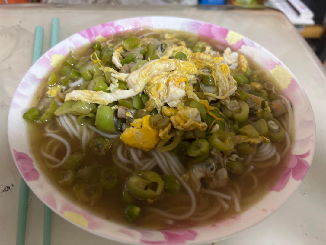 蚬子芸豆面