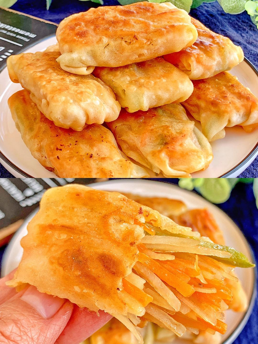 不揉面❗️5分钟搞定的土豆饼💯给肉都不换呀的做法