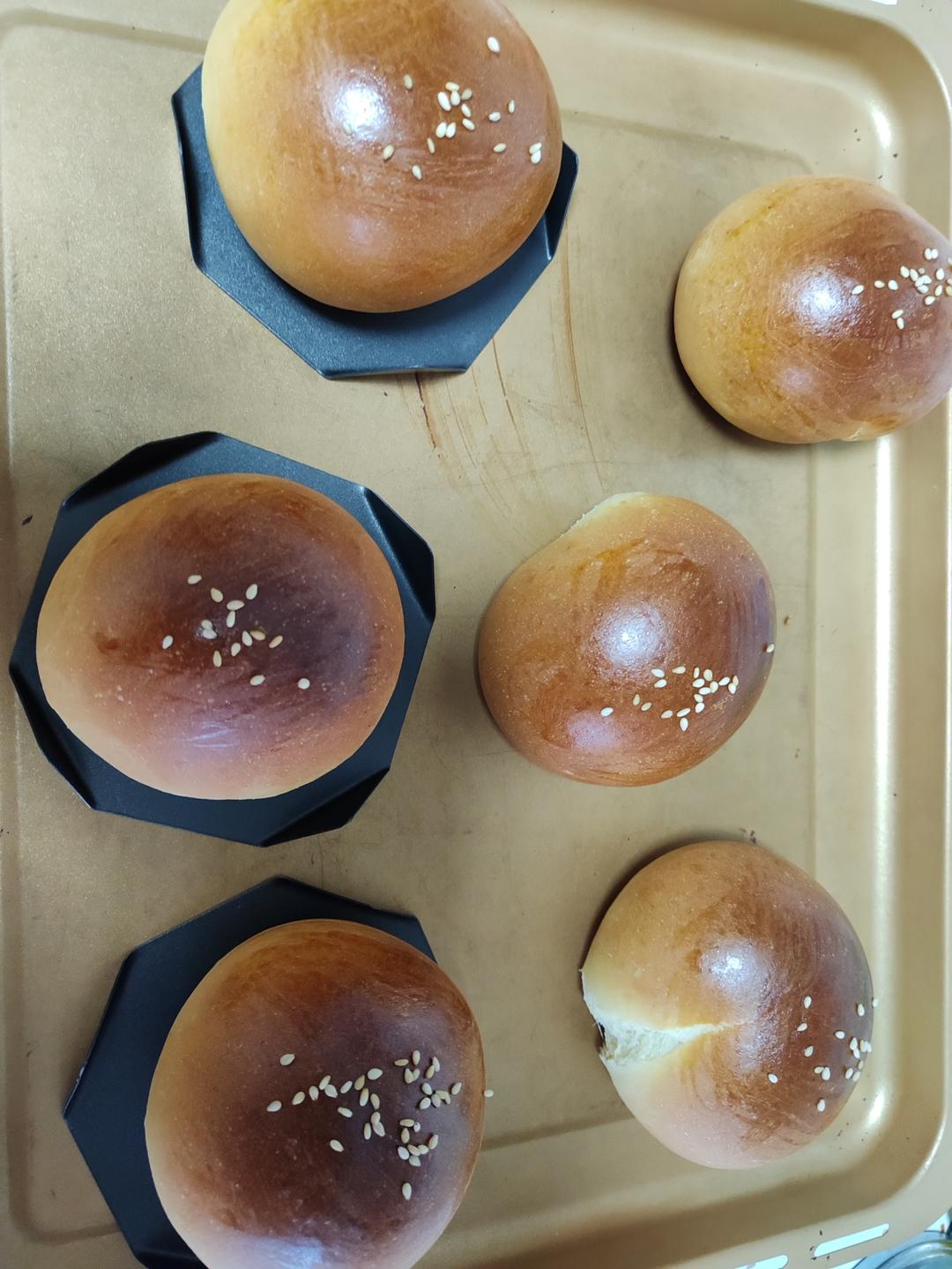 肯德基早餐汉堡轻松在家做 ---『玉米鸡肉汉堡包』