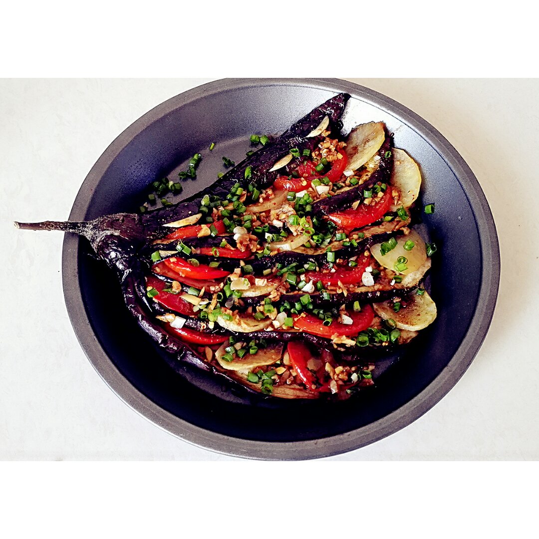 mg淡如水做的颜值担当无油风琴烤茄子