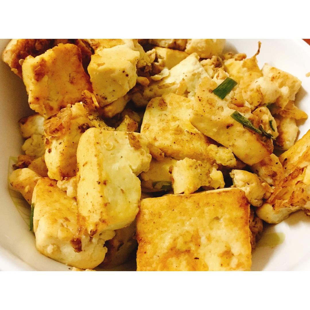 鸡蛋煎豆腐