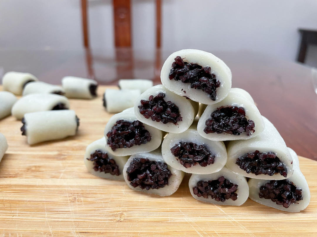 糯米控最爱！春日小清新糕点｜抹茶红豆糯米凉糕
