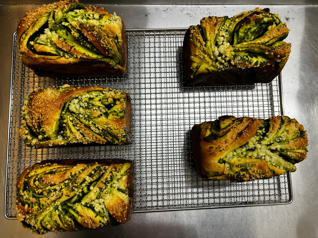 开心果醇奶手撕小吐司