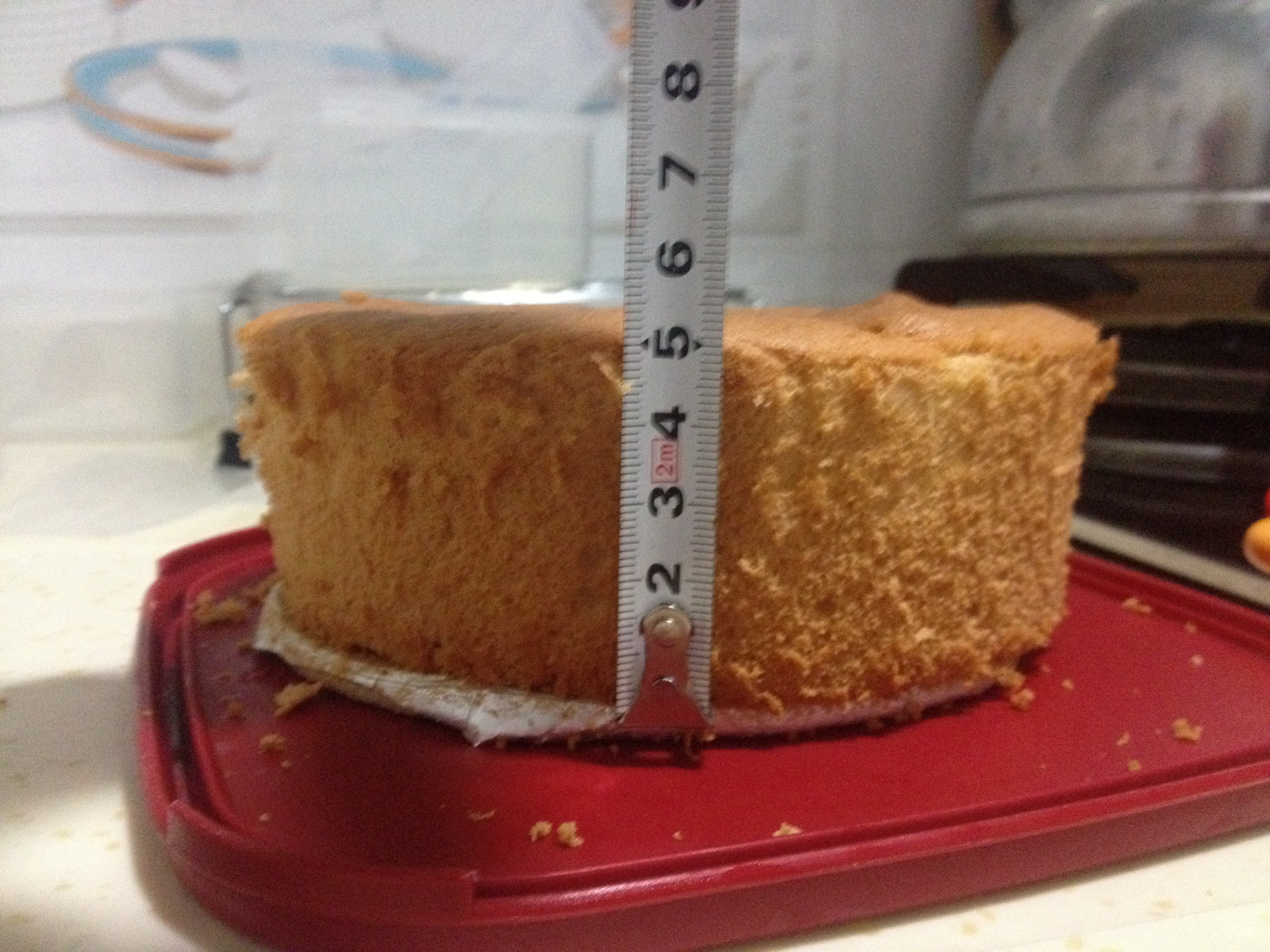 超简单完美戚风蛋糕（6寸2蛋）附打发、翻拌、脱模视频