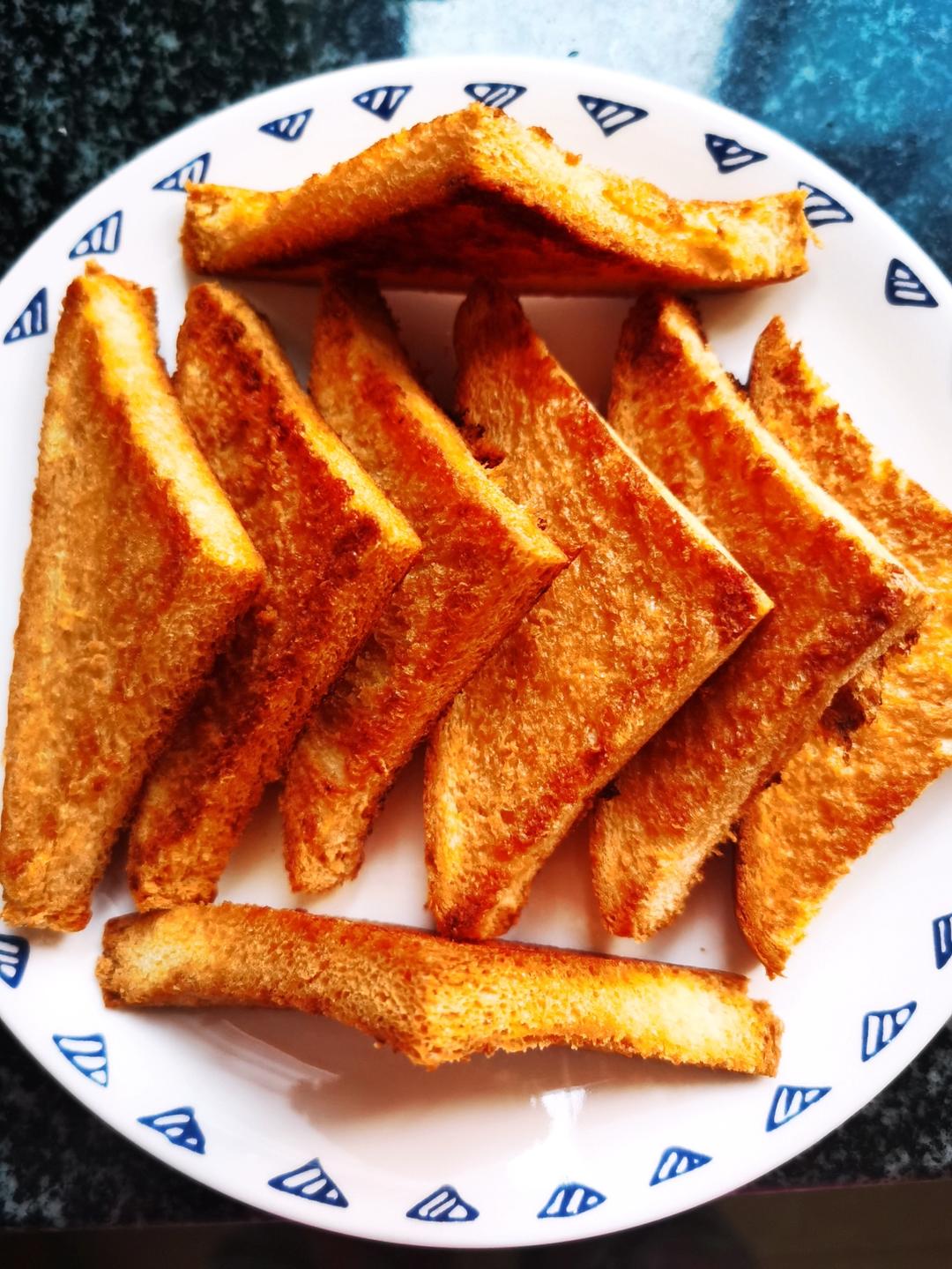 蜂蜜🍯黄油烤吐司片🍞