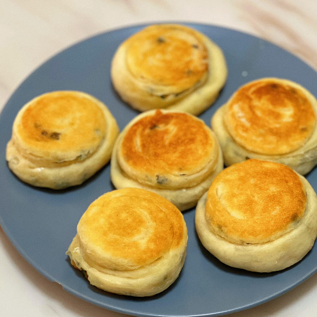 千层香酥葱油饼（嫩酵法）