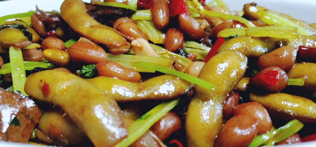 香芹双豆～～～超级万能菜