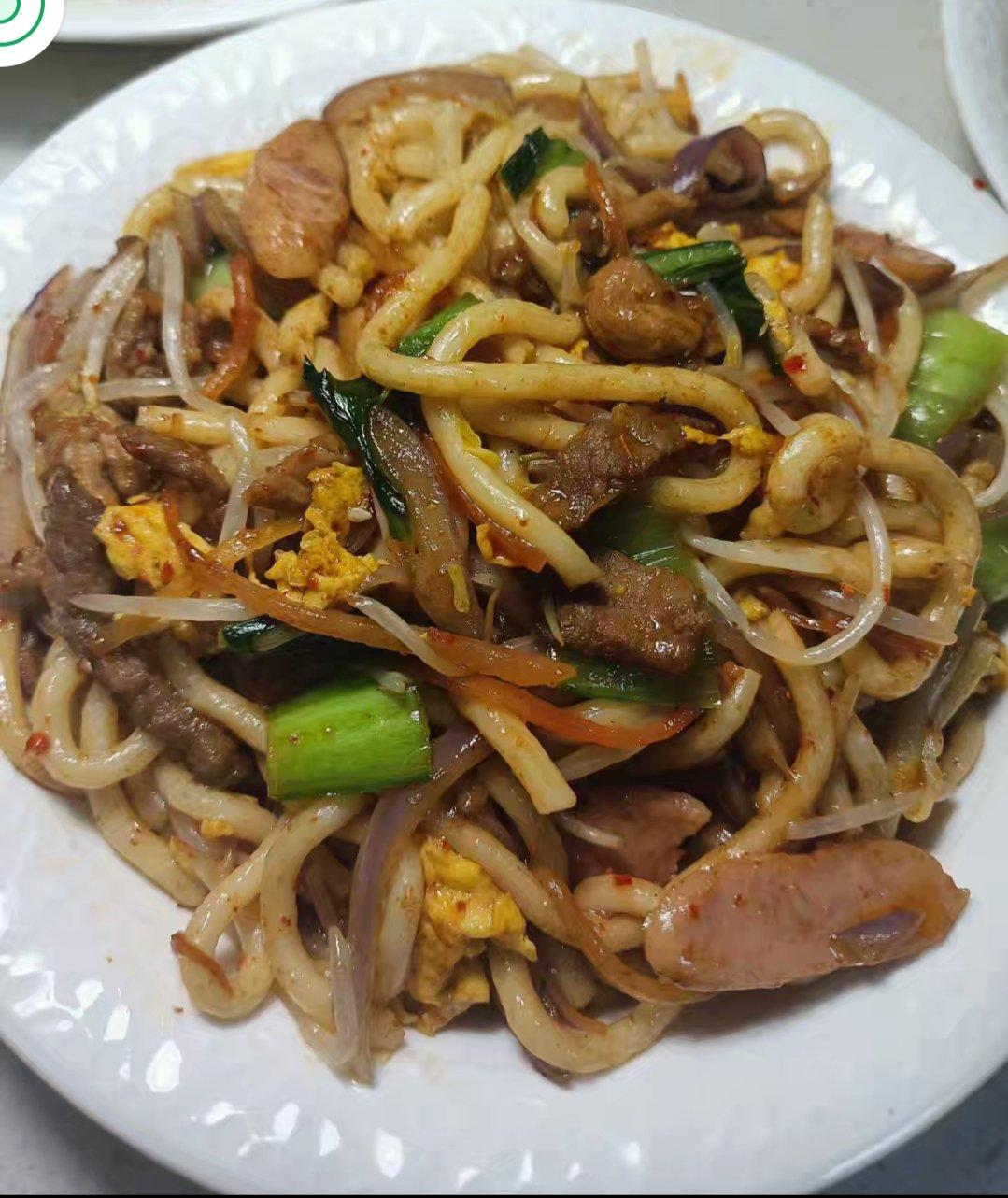 绝啊！炒乌冬面