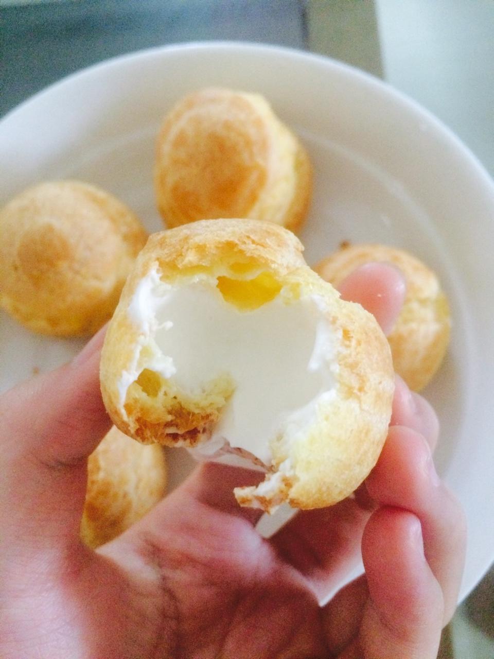 卡仕达奶油泡芙