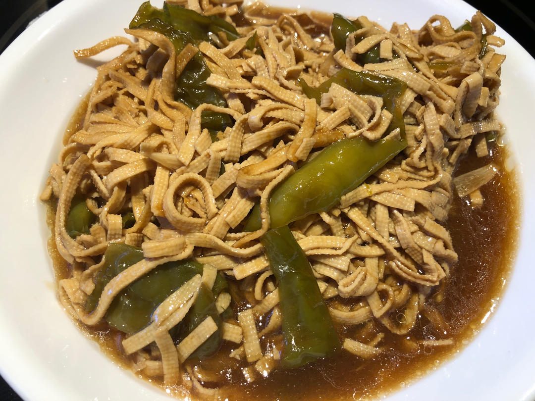 东北尖椒干豆腐