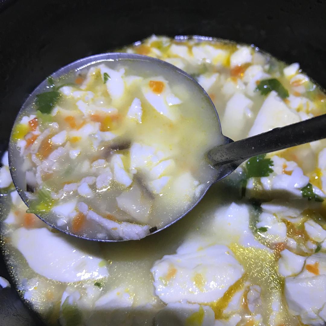 咸蛋烧豆腐～～孩子爱吃的下饭菜！