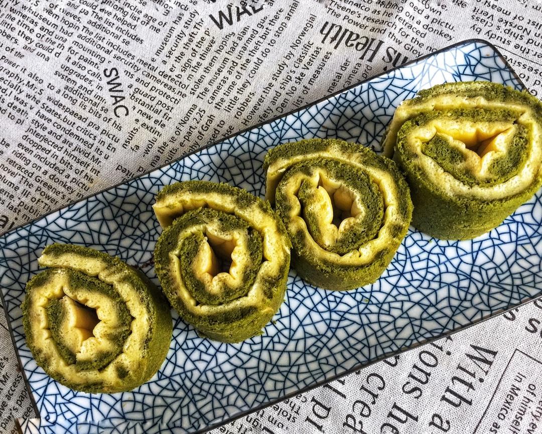 抹茶旋风蛋糕卷