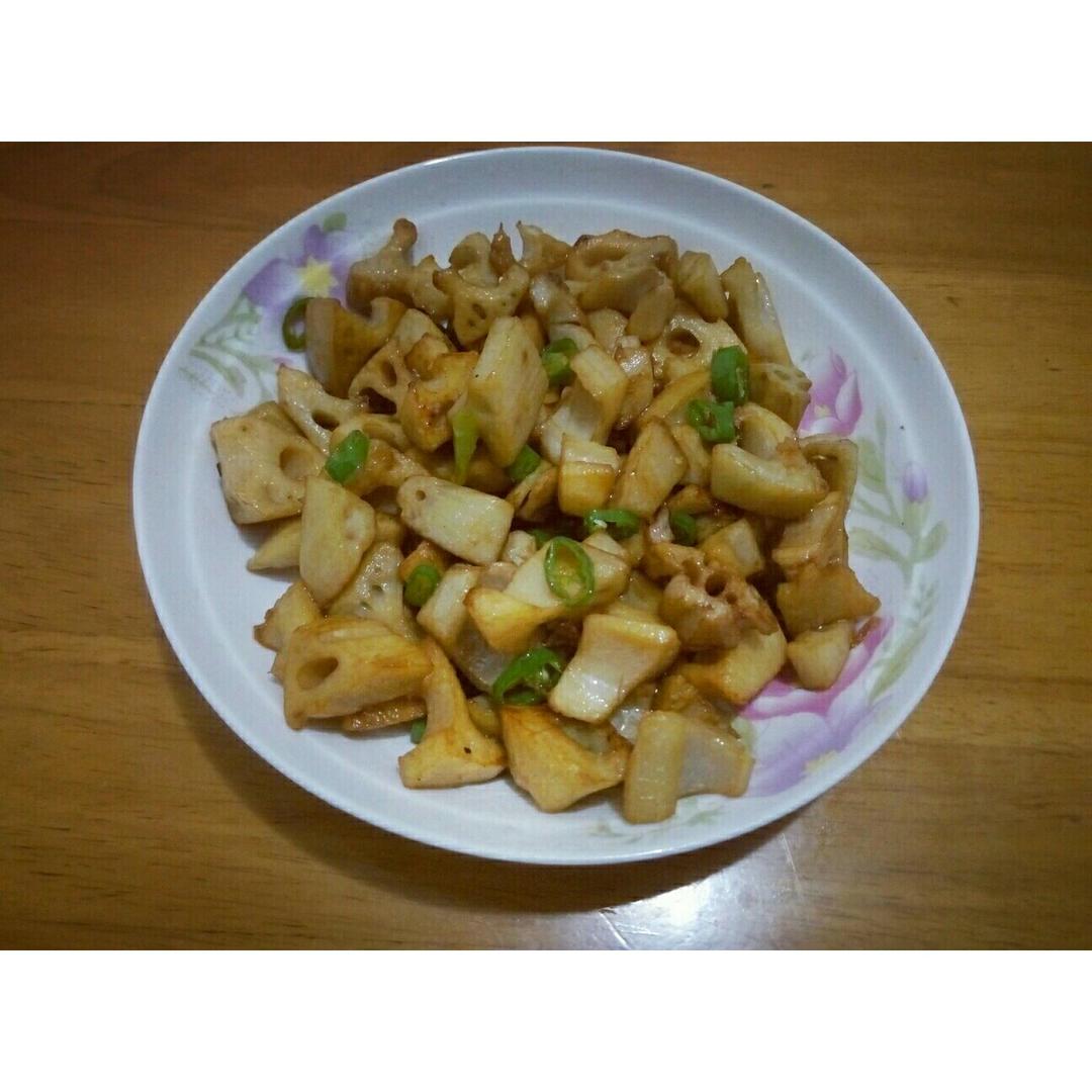 酸甜的开胃菜-  糖醋藕丁