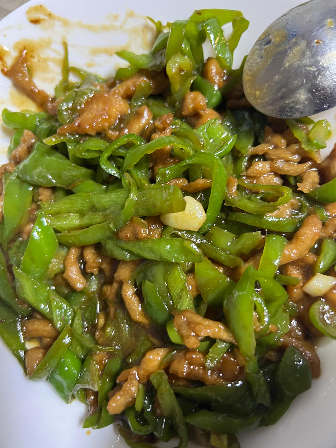 ‼️好吃到舔盘的青椒肉丝盖浇饭