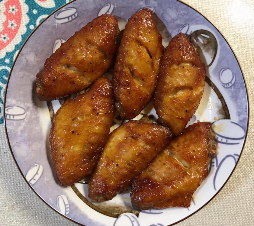 蜜汁烤鸡翅（烤箱版奥尔良烤翅）【诱食】