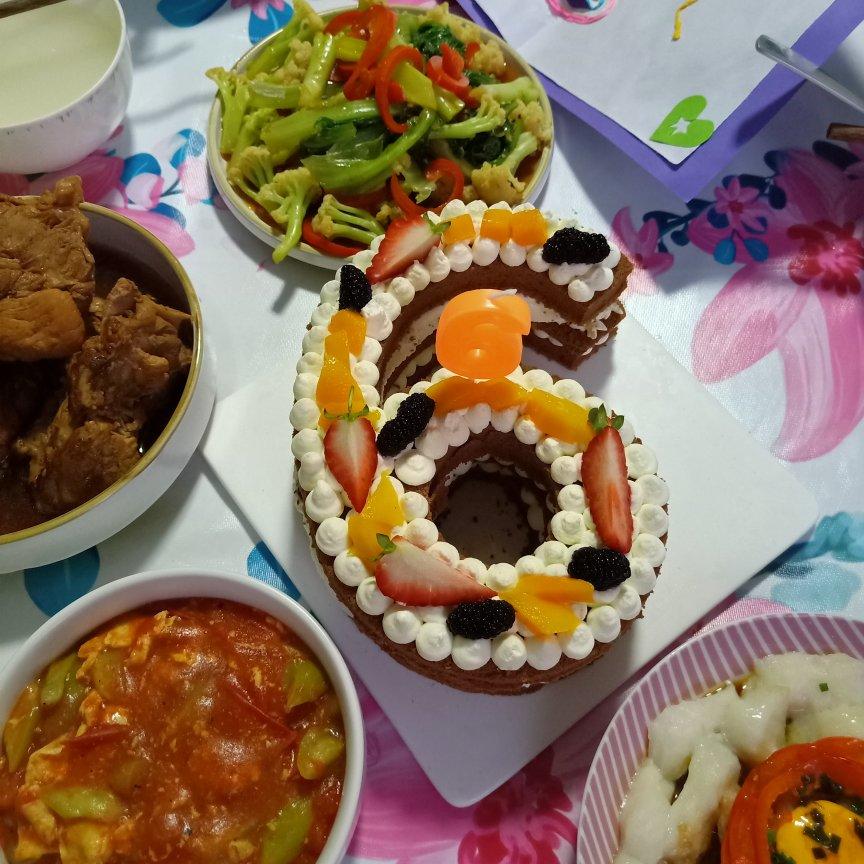 网红同款数字生日蛋糕🎂（附含模具自制）